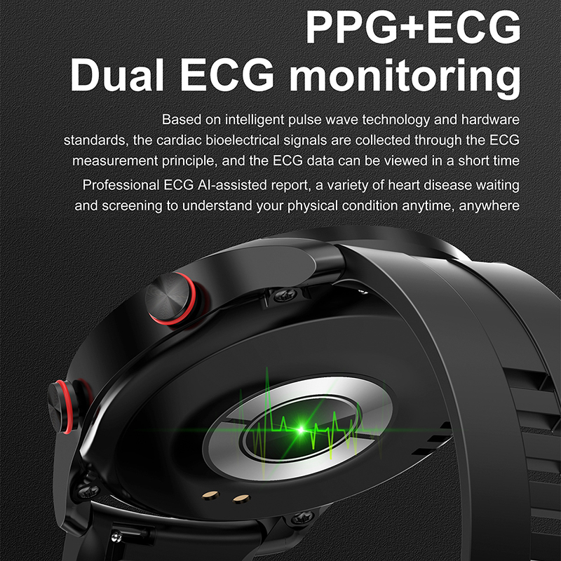 ECG+PPG Bluetooth Вызов Смарт  – обзор и цена Smartwatch Custom