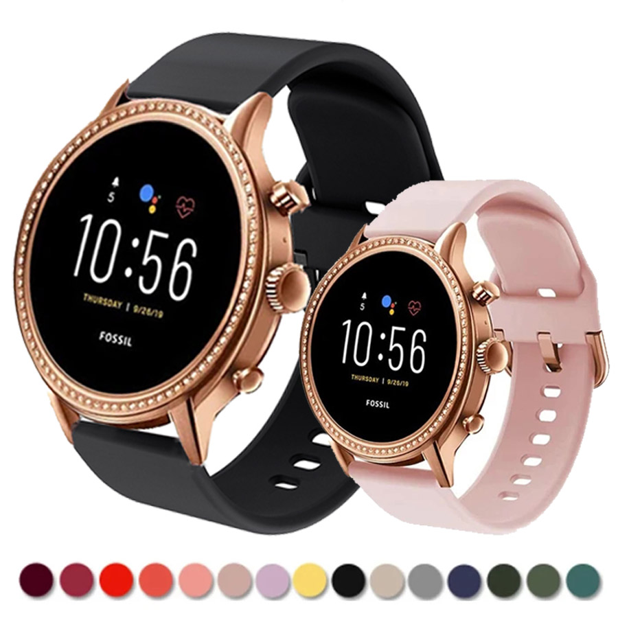Силиконовый ремешок для смарт- – обзор и цена Fossil Smartwatch Accessories