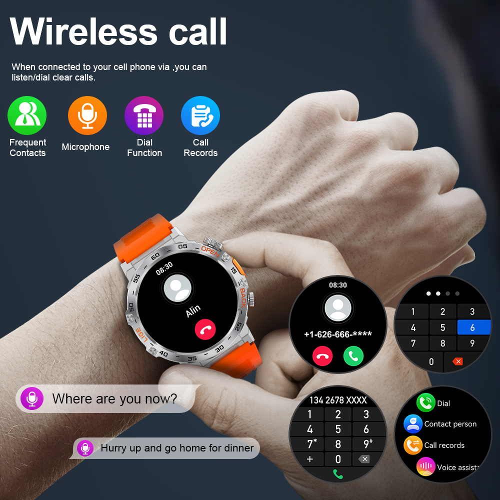 Смарт-часы LIGE 2026 для мужчи – обзор и цена Smartwatch Custom