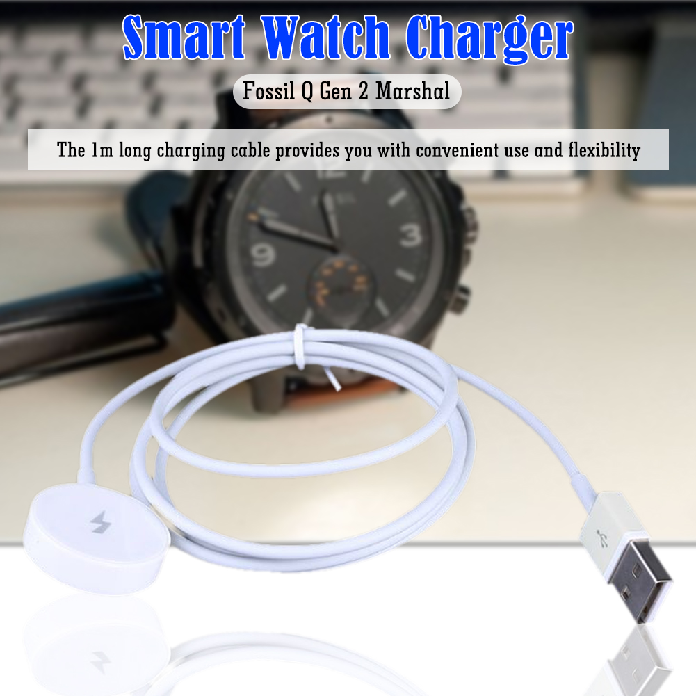 1-метровый магнитный зарядный  – обзор и цена Fossil Smartwatch Accessories